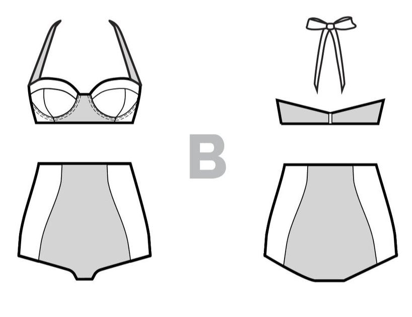 Pattern Construction for Bikinis › M.Mueller & Sohn