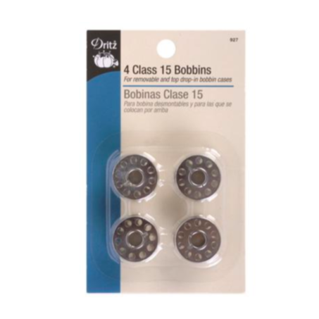Metal Bobbins Notions Dritz Class 15