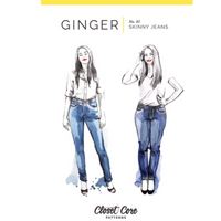 Ginger Skinny Jeans Pattern Pattern Closet Core Patterns