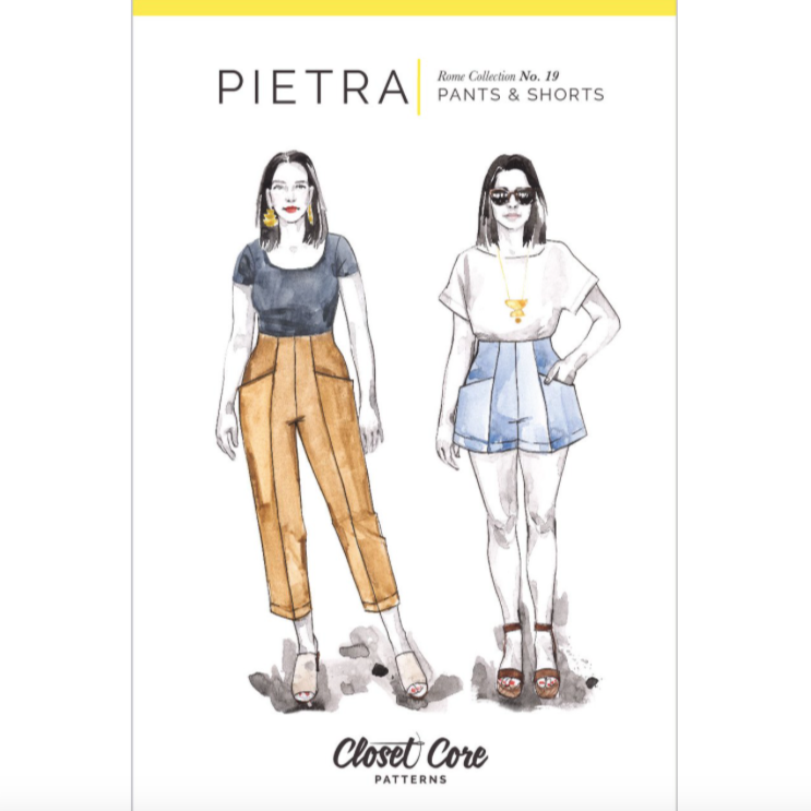 Pietra Pants & Shorts Pattern Pattern Closet Core Patterns