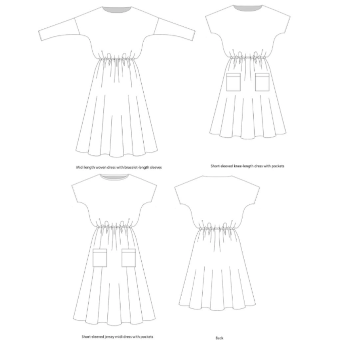 Lotta Dress Pattern Pattern Tilly and the Buttons