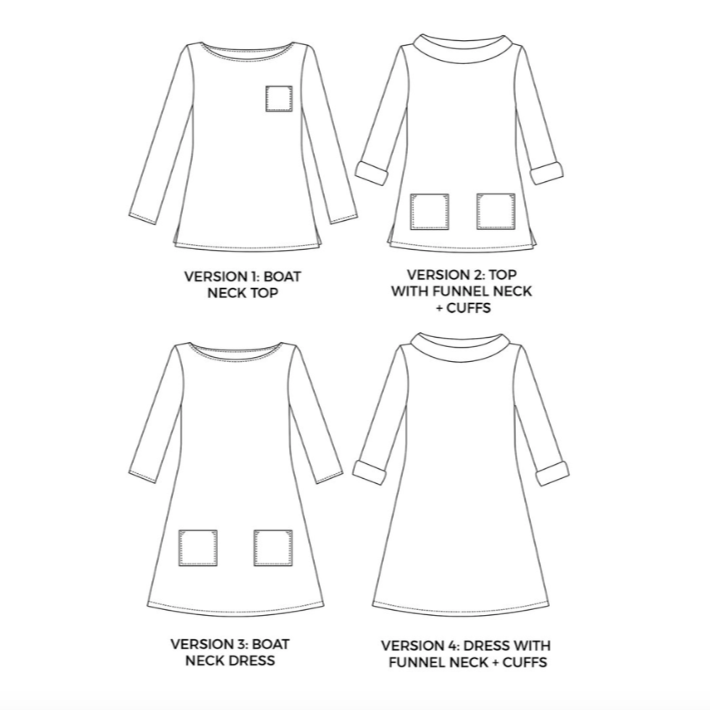 Coco Shirt + Dress Pattern
