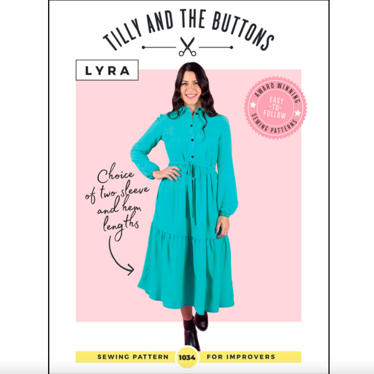 Lyra Shirt + Dress Pattern Pattern Tilly and the Buttons