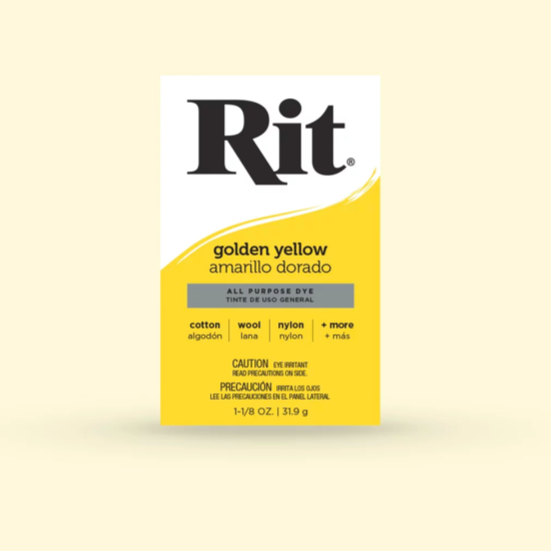 Rit Dye Powder Dye RIT Golden Yellow