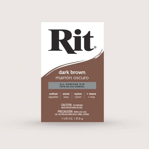 Rit All Purpose Dye, Dark Brown - 1.125 oz