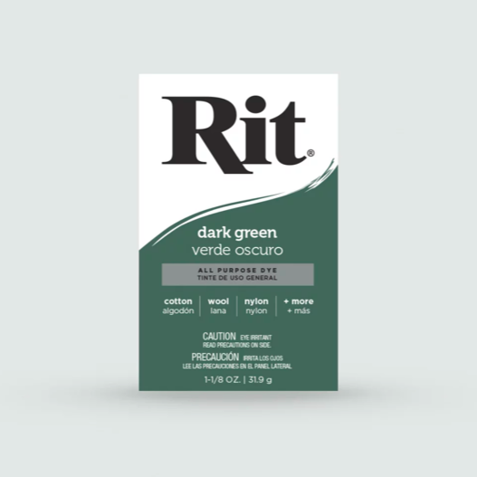 Rit Dye Powder Dye RIT Dark Green
