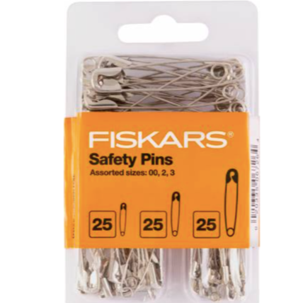 Assorted Safety Pins - 75 ct
