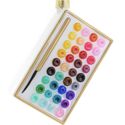 Watercolor Set Ornament Ornament Cody Foster and Co.