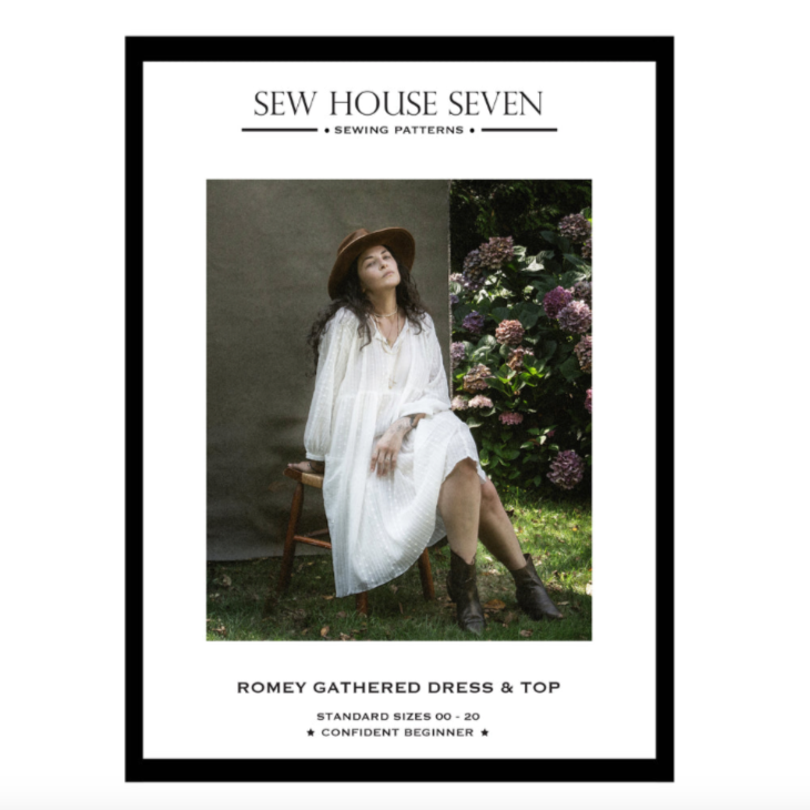 Romey Gathered Dress & Top Pattern (Sizes 00 - 20) Pattern Sew House Seven