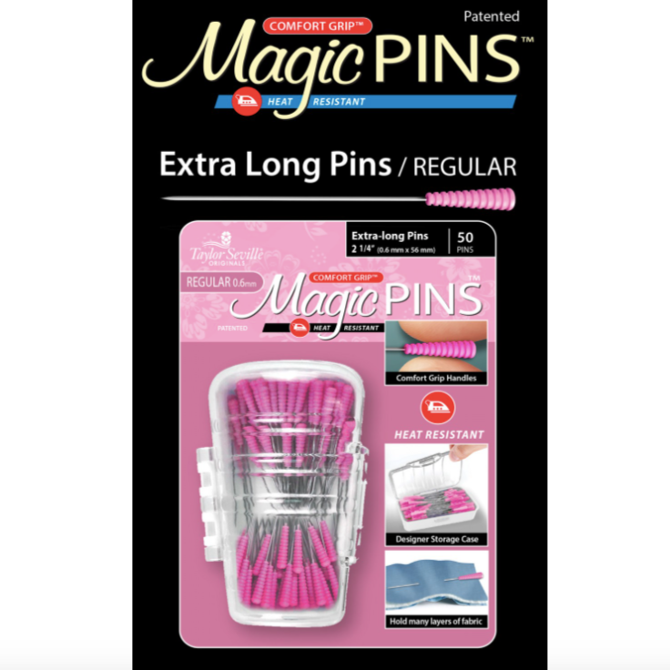 Comfort Grip Magic Pins - Extra Long