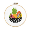 Fruit Bowl Cross Stitch Kit Kit The Stranded Stitch
