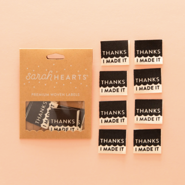 Thanks I Made It Label Sarah Hearts