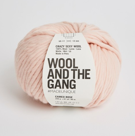 Wool and the Gang Crazy Sexy Wool Yarn Wool and the Gang Cameo Rose