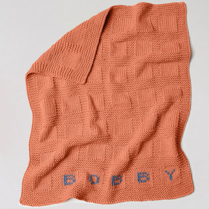 Smile Blanket Knitting Pattern Pattern Wool and the Gang