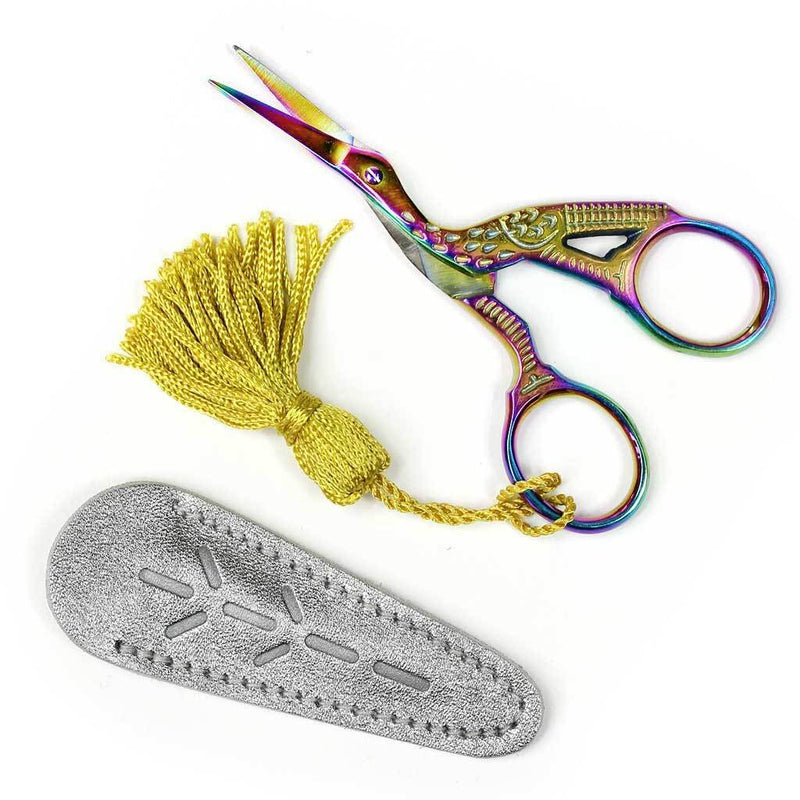 Prismatic Stork Embroidery Scissors Sublime Stitching