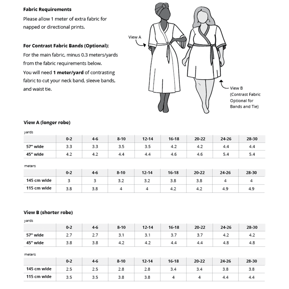 VIRTUAL WORKSHOP: Sew Suki Robe