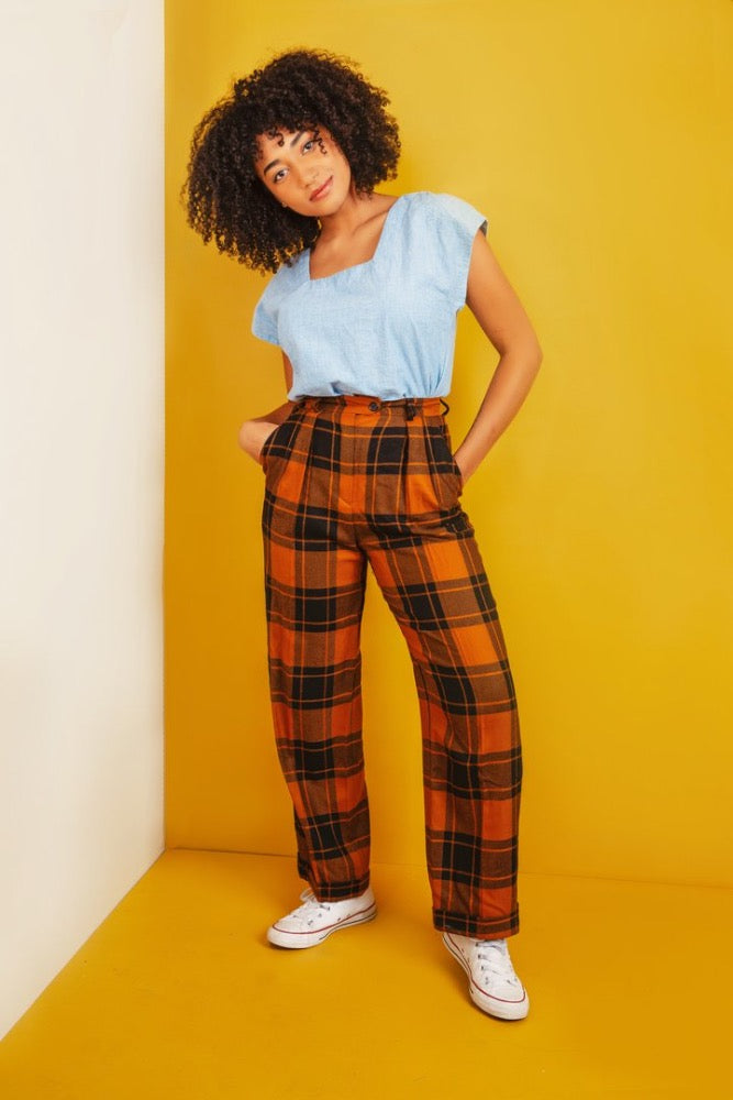 The Square Neck Top Pattern Pattern Friday Pattern Company