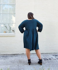 Romey Gathered Dress & Top Pattern (Sizes 16 - 34) Pattern Sew House Seven