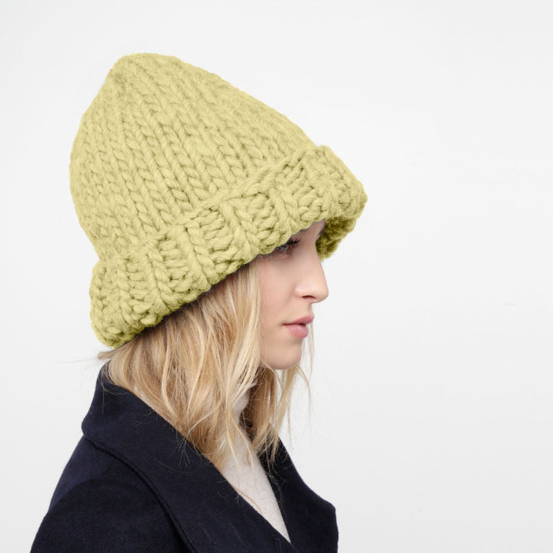 Wool & the Gang Big Up Beanie Knitting Pattern Pattern Wool and the Gang
