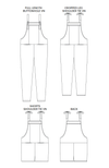 Erin Dungarees or Overalls Pattern Pattern Tilly and the Buttons