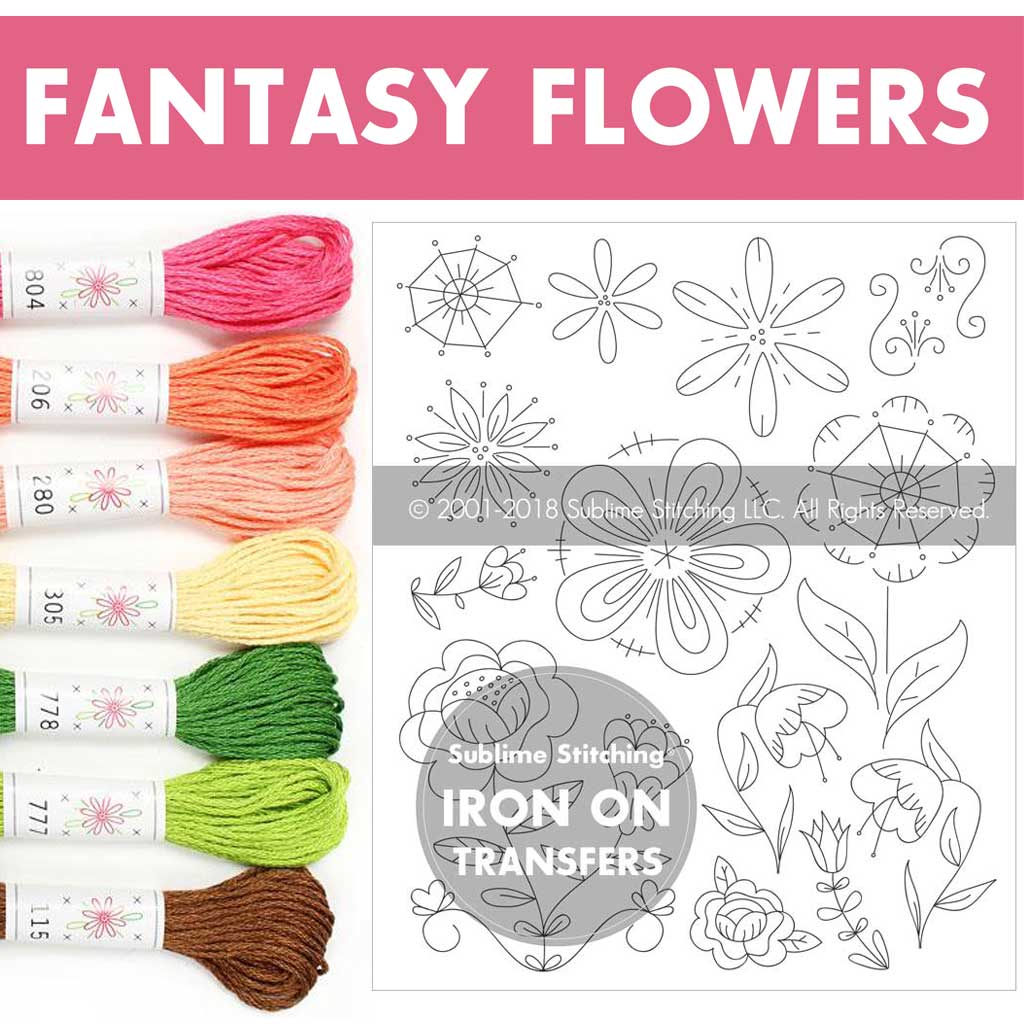 Ultimate Embroidery Kit Sublime Stitching Fantasy Flowers