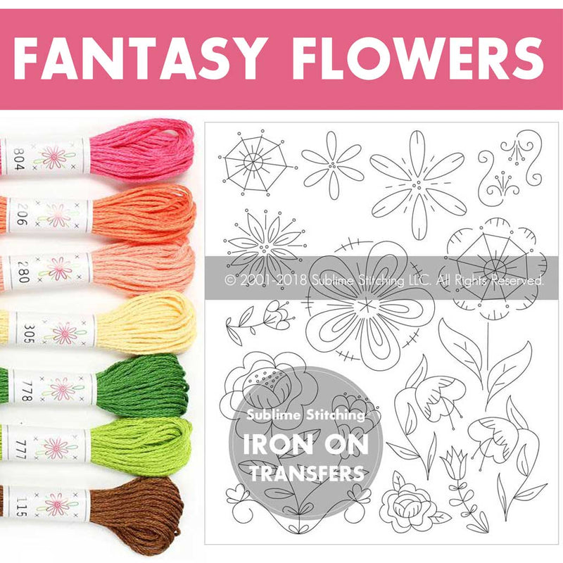 Ultimate Embroidery Kit Sublime Stitching Fantasy Flowers