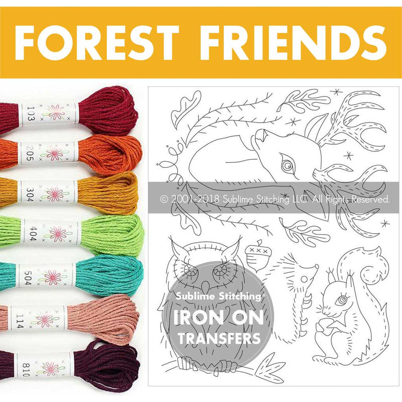 Ultimate Embroidery Kit Sublime Stitching Forest Friends