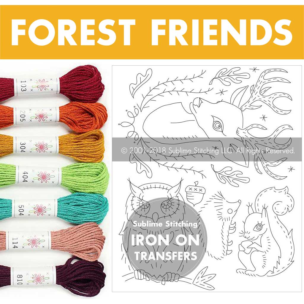 Ultimate Embroidery Kit Sublime Stitching Forest Friends