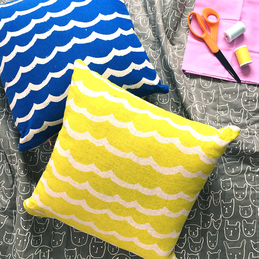 GREEPOINT WORKSHOP: Sew a Zipper Pillow