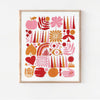 Harvest Grid Cross Stitch Kit Kit Budgie Goods