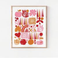 Harvest Grid Cross Stitch Kit Kit Budgie Goods