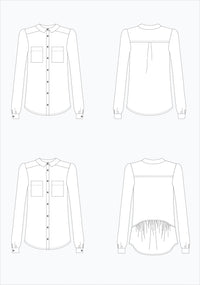 Archer Button Up Shirt Pattern Pattern Grainline Studio
