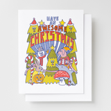 Awesome Christmas Card by Yellow Owl Workshop