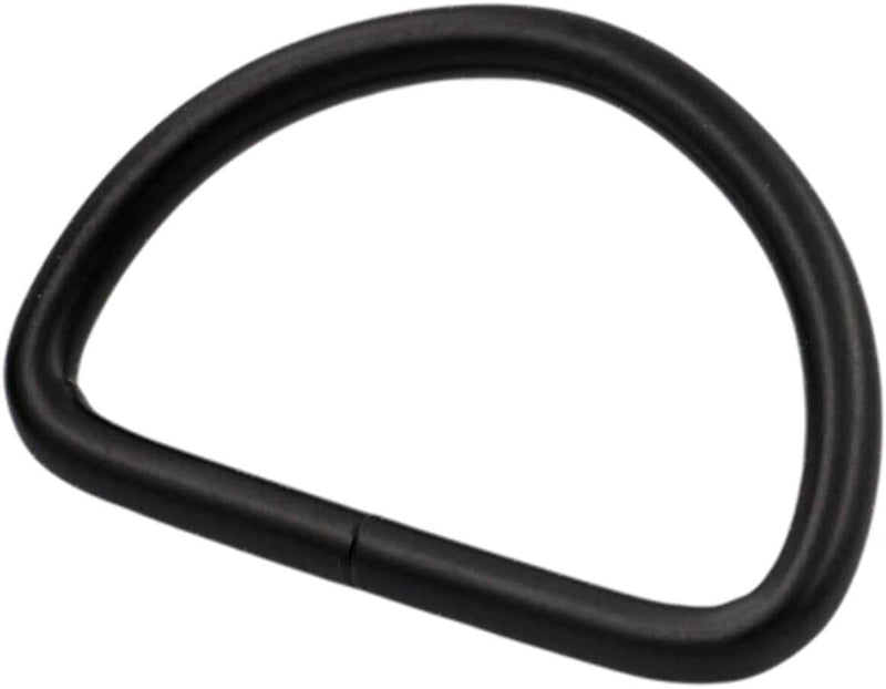 1-1/2 Inch D-Rings (Set of 2) - Black Notions Brooklyn Craft Company