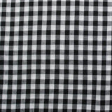 black and white gingham check