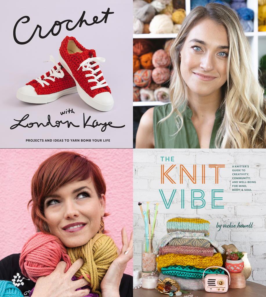 Book Launch Party: The Knit Vibe by Vickie Howell and Crochet with London Kaye! (FREE!)