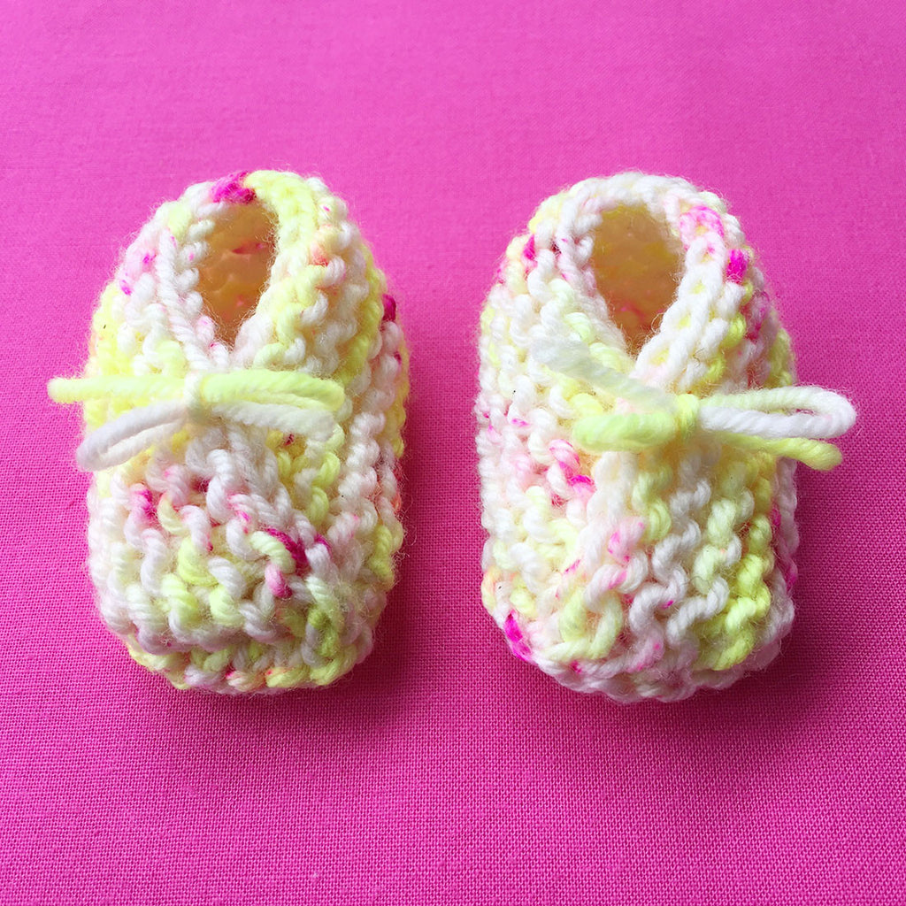 Cotton thread on sale baby booties pattern