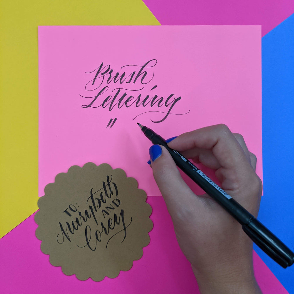 Brush Marker Lettering – Brooklyn Craft Company