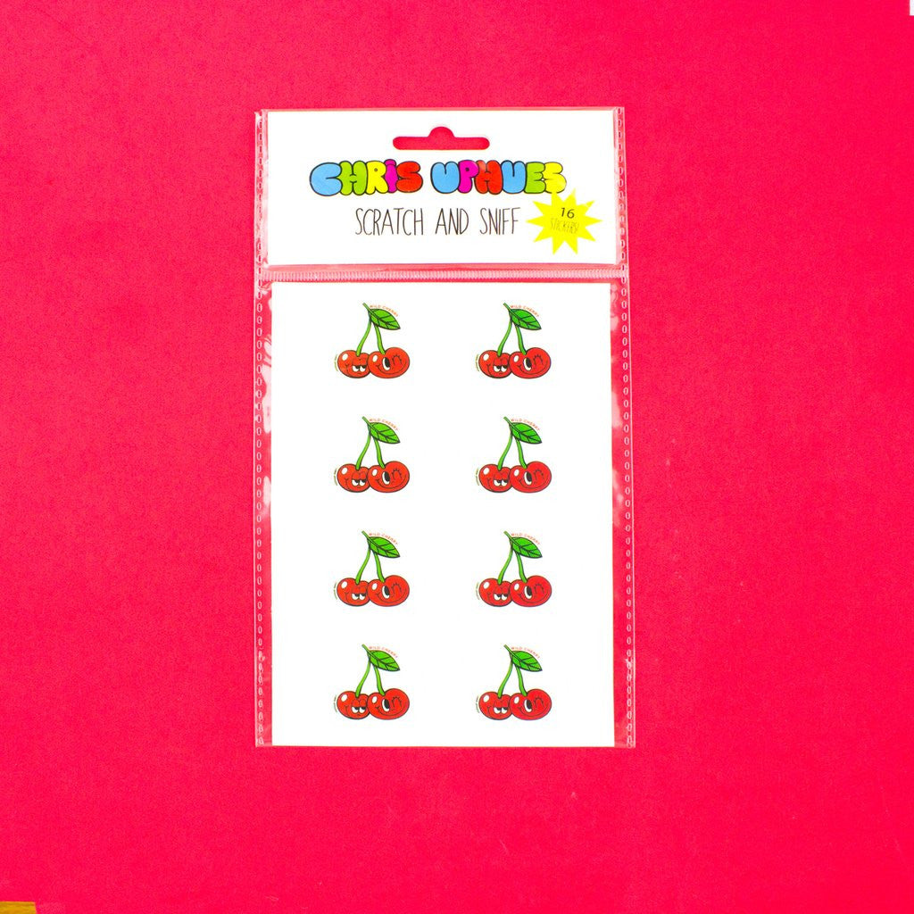 Scratch + Sniff Sticker Set: Wild Cherry
