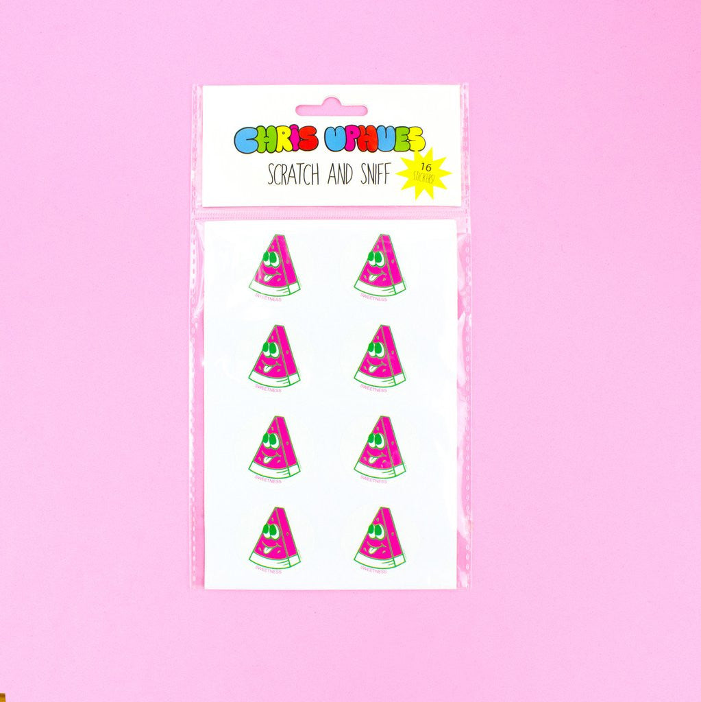 Scratch + Sniff Sticker Set: Sweet Watermelon
