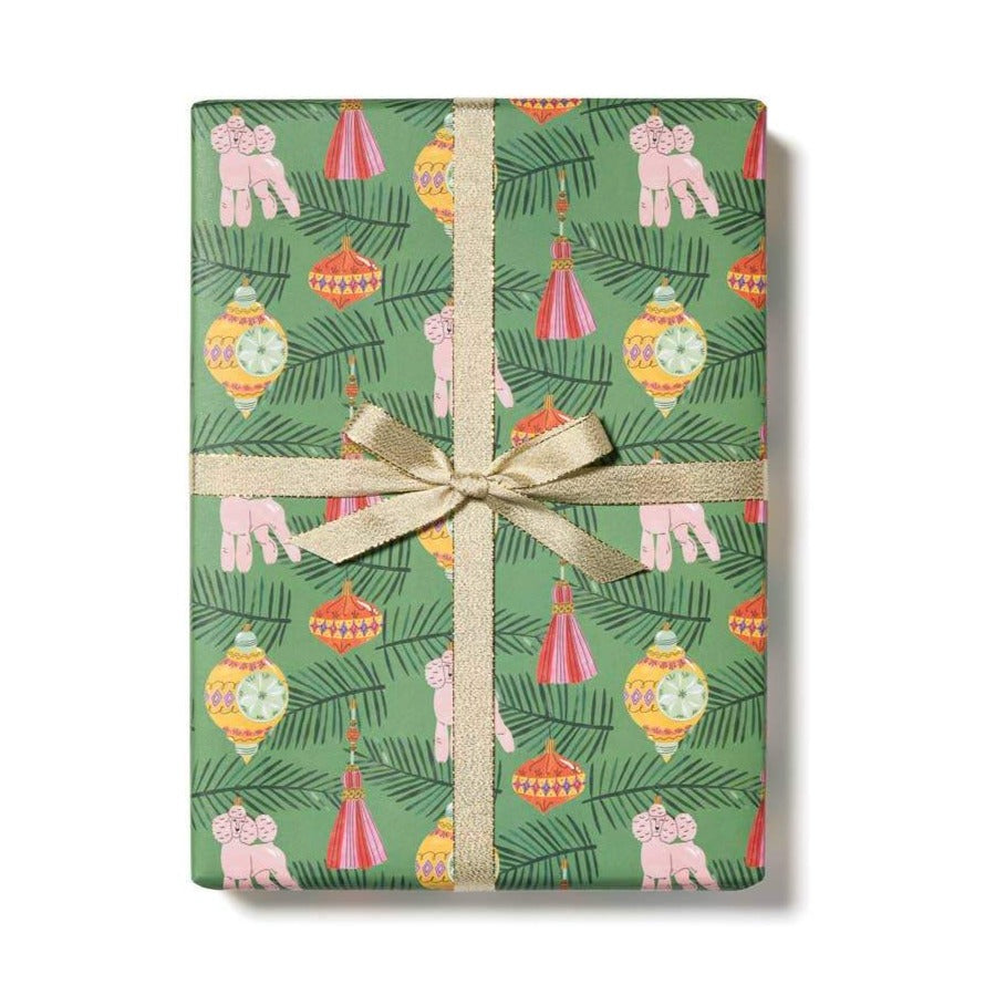 Christmas Poodle Gift Wrap Roll