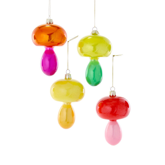Colorblock Mushroom Ornament