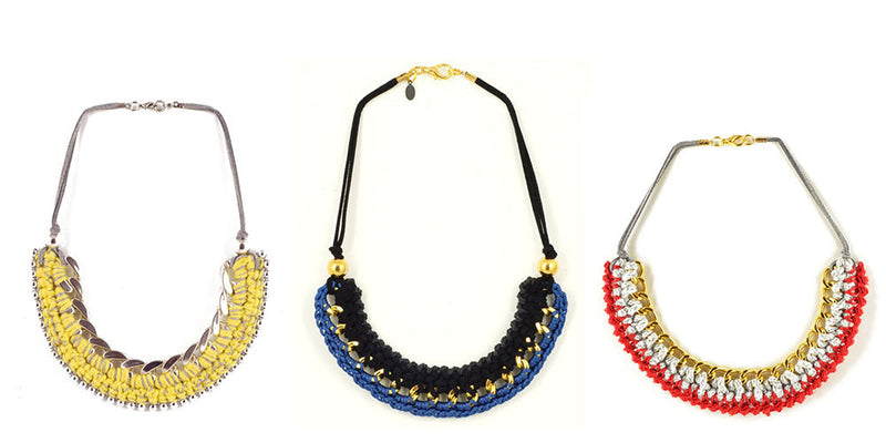 Metal + Crochet Jewelry Past Workshop Brooklyn Craft Company