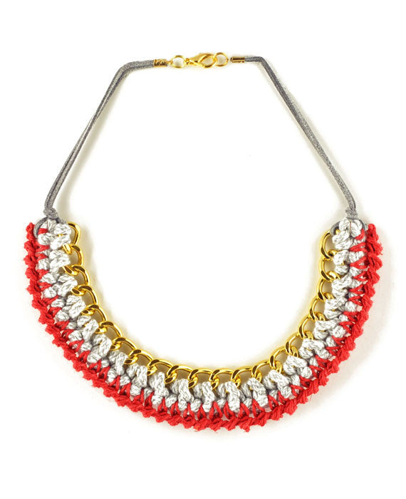 Metal + Crochet Jewelry
