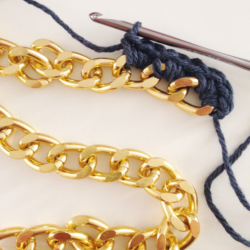 Metal + Crochet Jewelry