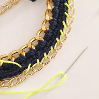 Metal + Crochet Jewelry Past Workshop Brooklyn Craft Company