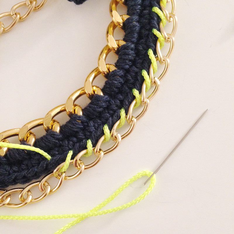 Metal + Crochet Jewelry