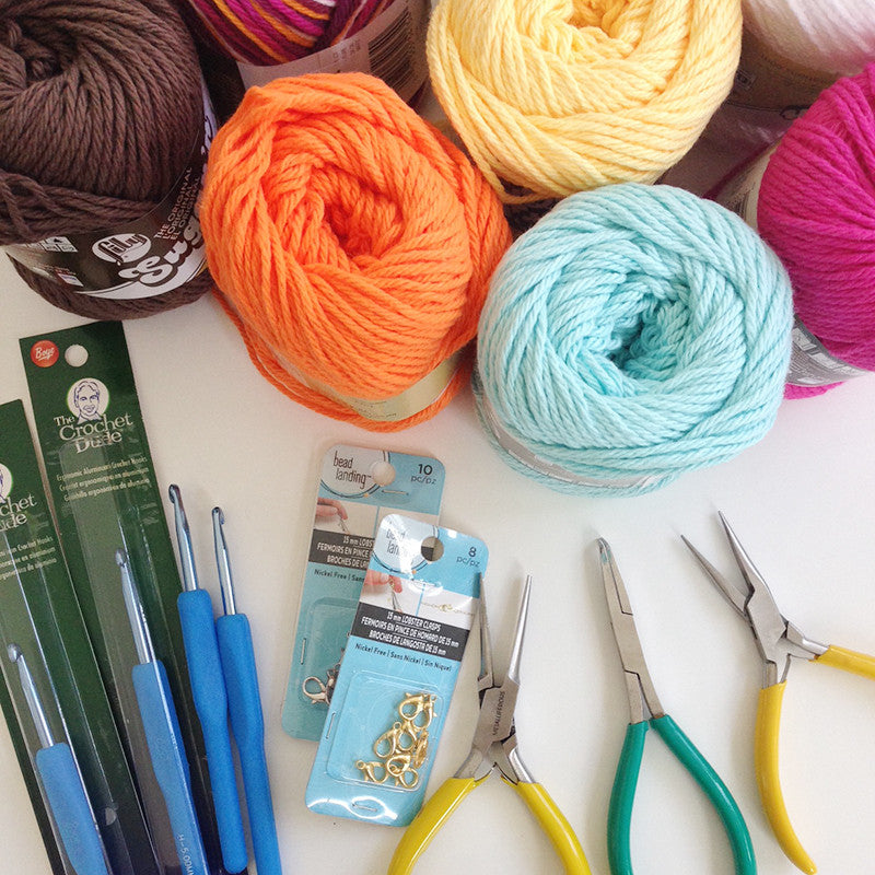 Metal + Crochet Jewelry Past Workshop Brooklyn Craft Company