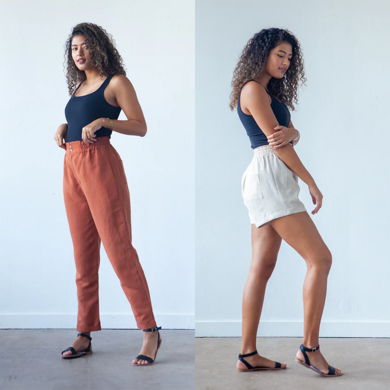 VIRTUAL SEWING COURSE: Dani Shorts or Pants Past Workshop Brooklyn Craft Company