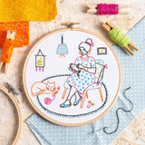 Stitching Wonderful Women Embroidery Kit - Relax